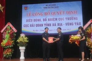 Phó Cục trưởng Hải quan Bình Dương làm Cục trưởng Hải quan Bà Rịa- Vũng Tàu