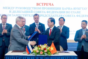 Bà Rịa-Vũng Tàu tiếp đoàn của Phó Chủ tịch thứ nhất Hội đồng Liên bang Nga