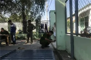 Bà Rịa-Vũng Tàu: Cổng sắt bất ngờ đổ sập, hai cháu bé thương vong