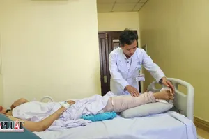 Bệnh viện Bà Rịa cứu chân cho cô gái bị tai nạn giao thông 