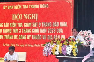Vụ Địa bàn VII Ủy ban Kiểm tra Trung ương sơ kết công tác 9 tháng năm 2023