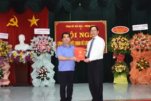 Công bố quyết định đối với tân Viện trưởng Viện KSND tỉnh Bà Rịa- Vũng Tàu