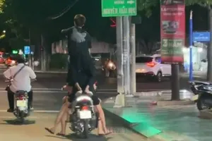 TP Vũng Tàu: 4 thanh thiếu niên trên 1 chiếc xe máy với nhiều lỗi vi phạm