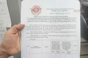 Bà Rịa - Vũng Tàu lấy ý kiến cử tri việc sáp nhập vào TP.HCM và Bình Dương