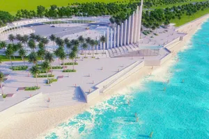 Thu hồi hơn 2ha đất quốc phòng để làm nhiều hạng mục quảng trường biển ở Bãi Sau