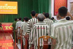 Trại giam Xuyên Mộc công bố quyết định đặc xá của Chủ tịch nước cho 80 phạm nhân