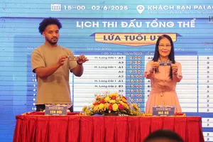 Xuân Son gây sốt tại lễ bốc thăm lịch thi đấu Giải bóng đá thiếu niên nhi đồng - Cúp Truyền hình BRT