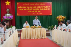 Bí thư Thành ủy Trần Lưu Quang nêu các định hướng lớn phát triển đặc khu Côn Đảo