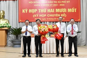 Ông Nguyễn Tấn Cường làm Chủ tịch UBND thị xã Phú Mỹ