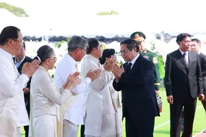 Thủ tướng Phạm Minh Chính dự Lễ truy điệu đồng chí Khamtay Siphandone