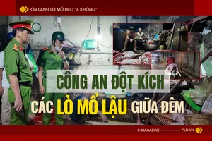 Ớn lạnh lò mổ heo '4 không' - Bài 1: Công an đột kích các lò mổ heo lậu giữa đêm