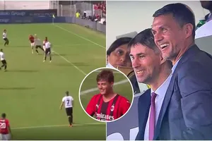 Thế hệ thứ ba của nhà Maldini ghi bàn ở Serie A