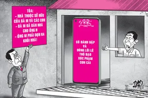 Xử vụ đòi nhà, tòa phát hiện việc bạo hành gia đình