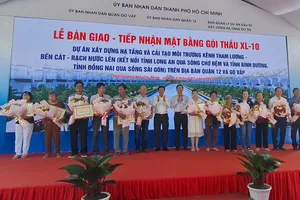 Sẽ xong dự án môi trường 8.200 tỉ ở TP.HCM đúng kế hoạch