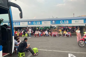 Nhiều nhà xe đã bán hết vé Tết