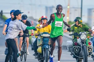 Những hình ảnh ấn tượng ở giải Marathon Quốc tế TP.HCM