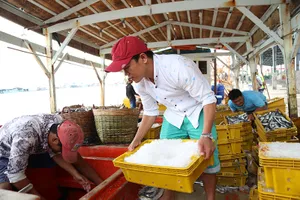 Cảng cá sông Đốc yên ắng trước giờ bão vào