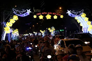 Chùm ảnh: TP.HCM rực rỡ chào đón năm mới 2018