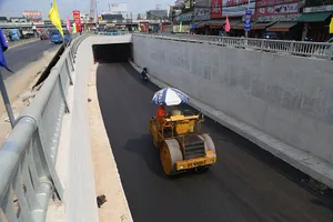Hầm chui hơn 500 tỉ ở TP.HCM trước ngày thông xe