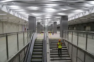 Lộ diện hình ảnh tầng B1 ga Ba Son vừa hoàn thiện