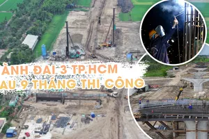 Lộ diện hình hài Vành đai 3 TP.HCM sau 9 tháng thi công