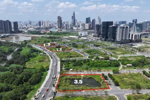 Hiện trạng 3 lô 'đất vàng' ở Thủ Thiêm sắp được đấu giá