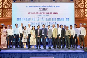 Toàn cảnh hội thảo ‘Giải pháp xử lý tài sản thi hành án trong các vụ án kinh tế’