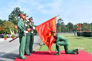 Ngày tuyên thệ của chiến sĩ mới ở Sư đoàn 9 