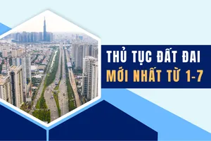 Infographic: Từ 1-7, UBND cấp xã giải quyết những thủ tục đất đai nào?