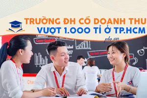 Infographic: Bật mí doanh thu 'khủng' của các trường đại học ở TP.HCM