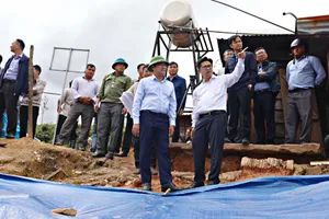 Lâm Đồng: Khẩn trương khắc phục sạt lở tại khu tái định cư Đưng K’Nớ