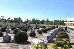 Quảng Nam thực hiện cải tạo, nâng cấp nghĩa trang liệt sĩ và các công trình ghi công liệt sĩ. Ảnh: quangnam.gov.vn