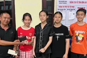 Hành động đẹp của 4 em học sinh ở Lâm Đồng 