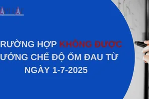 4 trường hợp không được hưởng chế độ ốm đau theo Luật BHXH mới