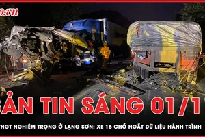 Bản tin sáng 1-11: Vụ tai nạn nghiêm trọng ở Lạng Sơn: Xe 16 chỗ ngắt dữ liệu hành trình