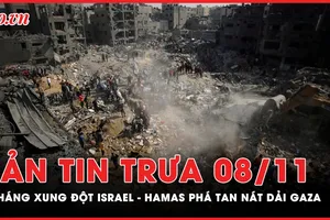 Bản tin trưa 8-11: Xung đột Israel - Hamas phá tan nát Dải Gaza chỉ trong 1 tháng 