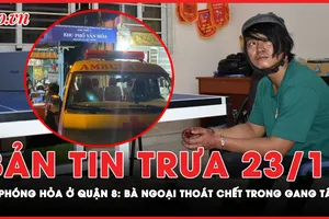 Bản tin trưa 23-11: Vụ phóng hỏa ở quận 8: Bà ngoại thoát chết trong gang tấc 