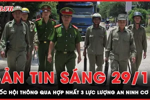 Bản tin sáng 29-11: Quốc hội thông qua Luật Lực lượng tham gia bảo vệ an ninh, trật tự ở cơ sở 