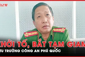 Khởi tố, bắt giam cựu Trưởng Công an TP Phú Quốc Lê Văn Mót 