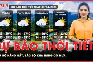 Dự báo thời tiết 30-4: Nam Bộ nắng gắt kéo dài; Bắc Bộ khả năng có mưa giông vào chiều tối
