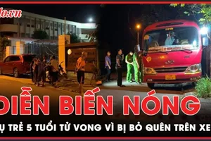 Cập nhật diễn biến nóng vụ trẻ 5 tuổi tử vong vì bị bỏ quên trên xe tại Thái Bình 