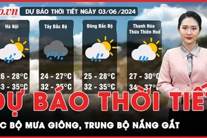Dự báo thời tiết 3-6: Bắc Bộ hứng mưa giông, Trung Bộ tiếp tục nắng nóng gay gắt