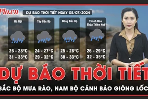 Dự báo thời tiết 5-7: Bắc Bộ tiếp tục mưa rào, Nam Bộ có khả năng xảy ra giông lốc | Tin nhanh