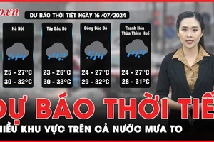Dự báo thời tiết 16-7: Ảnh hưởng của áp thấp nhiệt đới, cả nước đều có mưa rào và giông 