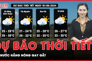 Dự báo thời tiết 10-8: Nắng nóng gay gắt bao trùm cả nước