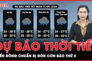 Dự báo thời tiết 17-9: Biển Đông chuẩn bị đón bão số 4, nhiều nơi trên cả nước mưa to 