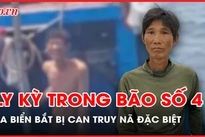 Chuyện hết bão mới kể: Trinh sát bơi xuồng ra biển bắt bị can truy nã đặc biệt trong bão số 4 