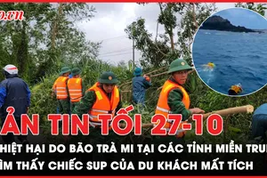 Bản tin tối 29-9: Cảnh báo mưa lớn, ngập lụt, sạt lở đất sau bão Trà Mi; Hết hy vọng tìm thấy du khách mất tích ở Phú Quý?