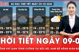 Thời tiết ngày 09-01: Bắc Bộ đón đợt lạnh mạnh, Nam Bộ đối mặt nắng bất thường: Điều gì sẽ xảy ra?