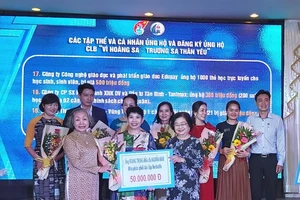 Hơn 2 tỷ quyên góp vào CLB “Vì Hoàng Sa - Trường Sa thân yêu“